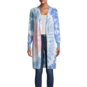 Minnie Rose tie dye longline duster S New